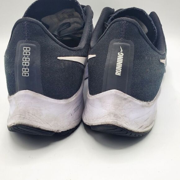 Nike Air Zoom Pegasus Running Jogging Shoes Men's Black/White Size 14 - Picture 15 of 17